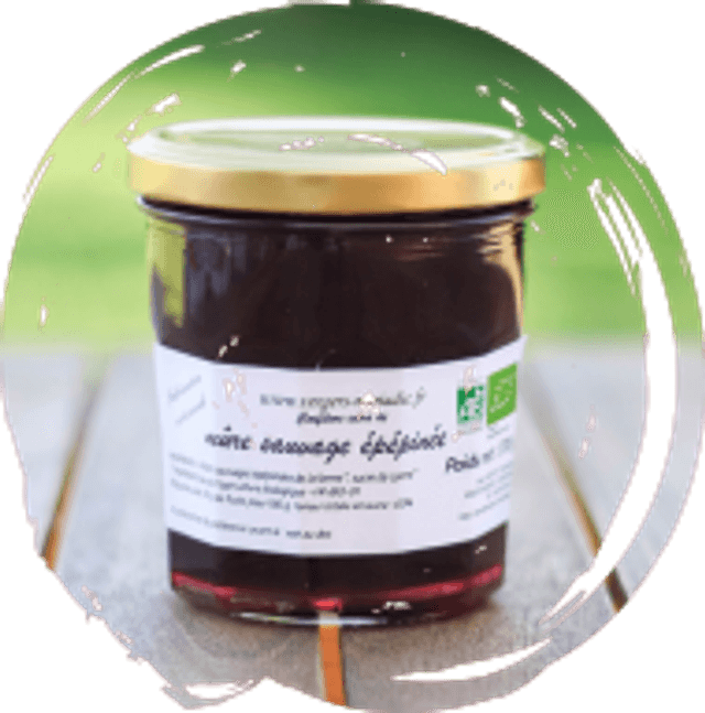 Confiture de mûre épépinée pot de 370 g