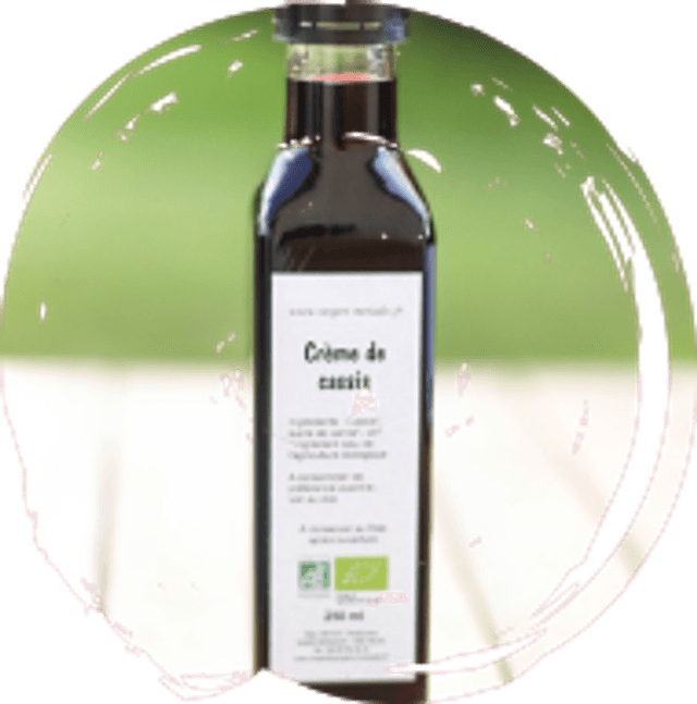 crème de cassis sans alcool 25cl