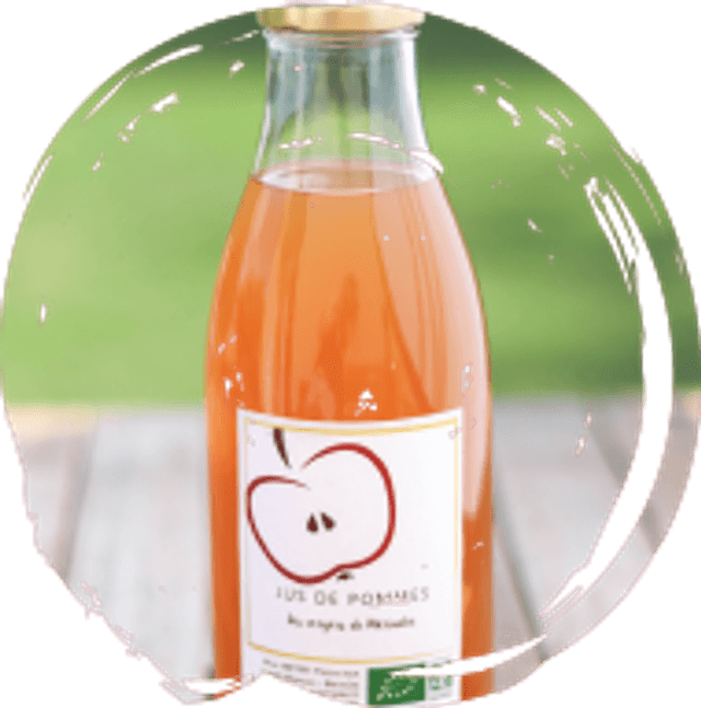 Jus de pommes bouteille de 1 l