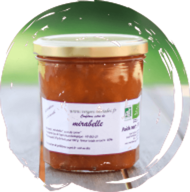 Confiture extra de mirabelle pot de 370 g